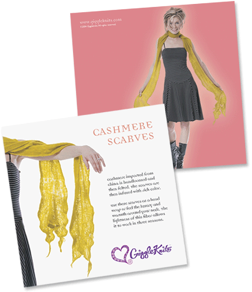 Giggleknits Brochure Design