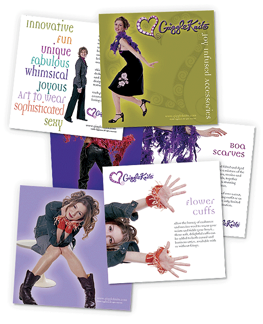 Giggleknits Fashion Brochure Design