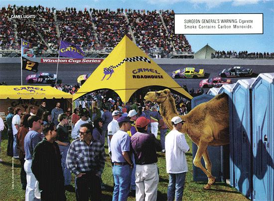 Camel NASCAR Advertising Design