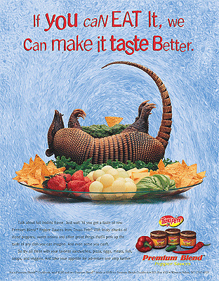 Texas Pete Armadillo Ad