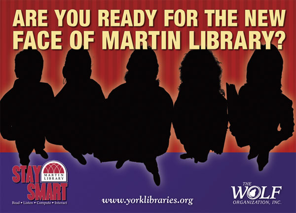 Martin Library New Faces Campaign Creative Design