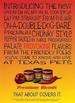 "Rap" Texas Pete Ad